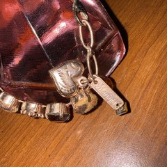 Vintage Amber Mariana Crystal Bracelet With Animal Prints