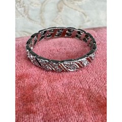 Retro Platinum 1.02 ctw Diamond Eternity Band Stacking Ring