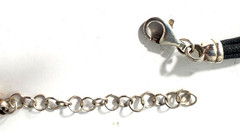Vtg Sterling Silver MODERNIST Big Collar Necklace Lot 16.5-19.5″ Adjustble