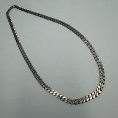 Vintage 925 Sterling Silver Cuban Curb Chain Necklace Men’s Heavy 57.2g 64cm