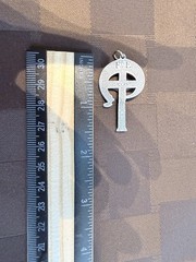 Vintage Catholic CharismaticRenewal Pendant Solid PewterCanada NEW