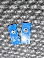 Vintage 80s Memphis Design Polymer Clay Earrings Abstract Geometric Post Studs