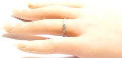 Antique Art Deco 1920’s Wedding Band Ring Platinum Finger Size 7 UK-N1/2 2.62MM