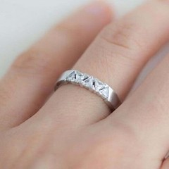White Diamond 1.50 Ct Art Deco Vintage Wedding Ring 925 Sterling Silver