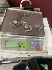 Lot Of VINTAGE STERLING SILVER BROOCHES 925 & TAXCO Flower Guitar Sun Moon Chair