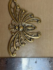 Vintage Brass Butterfly Finding 4.1” Large Choose Bright or Antique