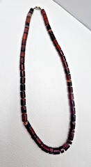 MCM Modernist Minimalist Carnelian Station Necklace with 12K GF – 22″ – 86 grams