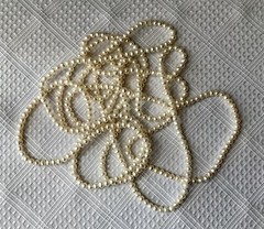 Opera Length (100″ Long) Natural Pearl Necklace Approx. 450+ Pearls, Average 4MM