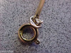 GUCCI signed 18k Gold Diamond and Lapis Lazuli Necklace Make Offer