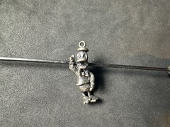 5.31g Vintage Sterling Silver 925 Donald Duck Cartoon Character Disney Pendant M