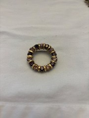 Set a four mid-century small brooches. Some serious costume bling here.