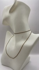 Vintage 1/20 12K Gold Filled Curb Chain Necklace 24-inch