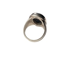 Vintage Men’s Onyx Sterling Silver Statement Ring