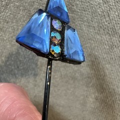 Vintage Antique Stick Pin Art Deco Art Nouveau Victorian Hat Jewel -A
