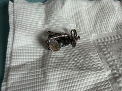Vintage Sterling Silver Charm Airplane, lamp, crown, ring, car, prospector, bowl