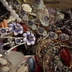 Vintage to Now Jewelry Lot, All Wearable Untested. No Broken. Box C3