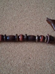 Vintage African Safari Style Statement Piece With Hand Carved Animals And Beads