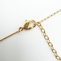 Christian Dior CD Logo Gold Necklace with Pouch 39-44cm