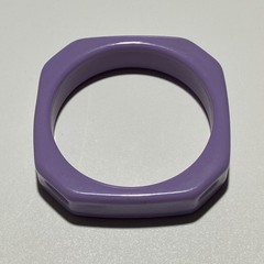 Vintage Lucite Acrylic Resin Bracelet Bangle Lavender Purple Japan Jewelry NoTAG