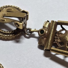 Vintage Possible Schreiner Juliana D&E Clip On Earrings Moroccan Matrix VGC