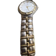 Vintage Croton Quartz Miyota 23K Gold Plated watch Silver/Gold Tone – Mens
