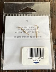 Vintage Liv-N-Aloha 18K Gold Dipped Brass Coconut Tree Earrings