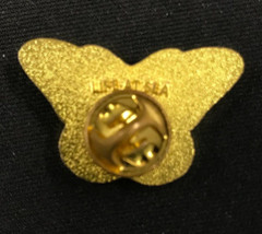 Life At Sea California Monarch Enamel Pin 1 1/4″ Butterfly Yellow & Black NICE!