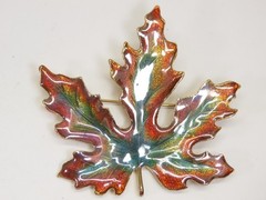 Autumn Fall Brooch Pins Lot Enamel Leaves Corn Stalk Pumpkin Wreath VTG D2804