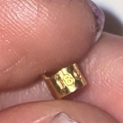 Four-prong Basket Design Vintage 18Ct 18k Yellow Gold Diamond Single Earring