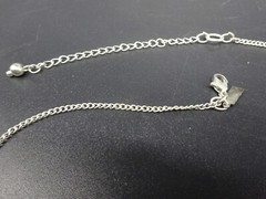 Lane Southwestern 30 in. Necklace Silver Tone Faux Turquoise Vintage