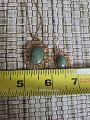 Sorrento 1/20 12k Gold Filled Pendant Necklace Earrings Set
