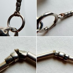 Ultra Rare Early Elsa Peretti Silver 71mm Open Bottle Necklace 1974 Tiffany & Co
