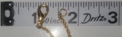 Gorgeous VTG Tennis Racket & Ball Charm Necklace Chain+ Pendant Taiwan Gold 👀