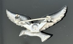 Seven Piece Lot Of Varied Birds With Enamel Or Rhinestones.