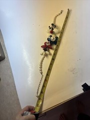 Vintage Stone, Pearl & Glass Floral Beaded Necklace Wire Hand Strung Chunky 19”