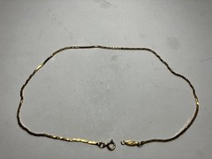Napier Gold‑Tone Chain Necklace 15.5″ Vintage Signed Tag-Excellent Condition