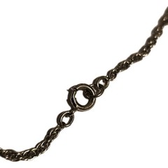 Very Ornate .925 Antique In Orig Box Bezel-style Glass Stone 15in Choker #S59/10
