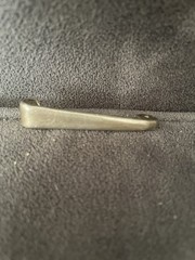 VINTAGE STERLING SILVER BABY DIAPER PIN unmarked No Brand