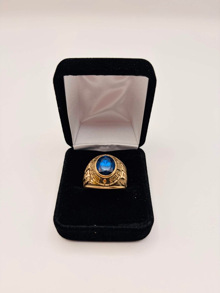 1959 UC Davis 10K Gold Class Ring Men’s Size 11 Jostens 16.6g Blue Agriculture