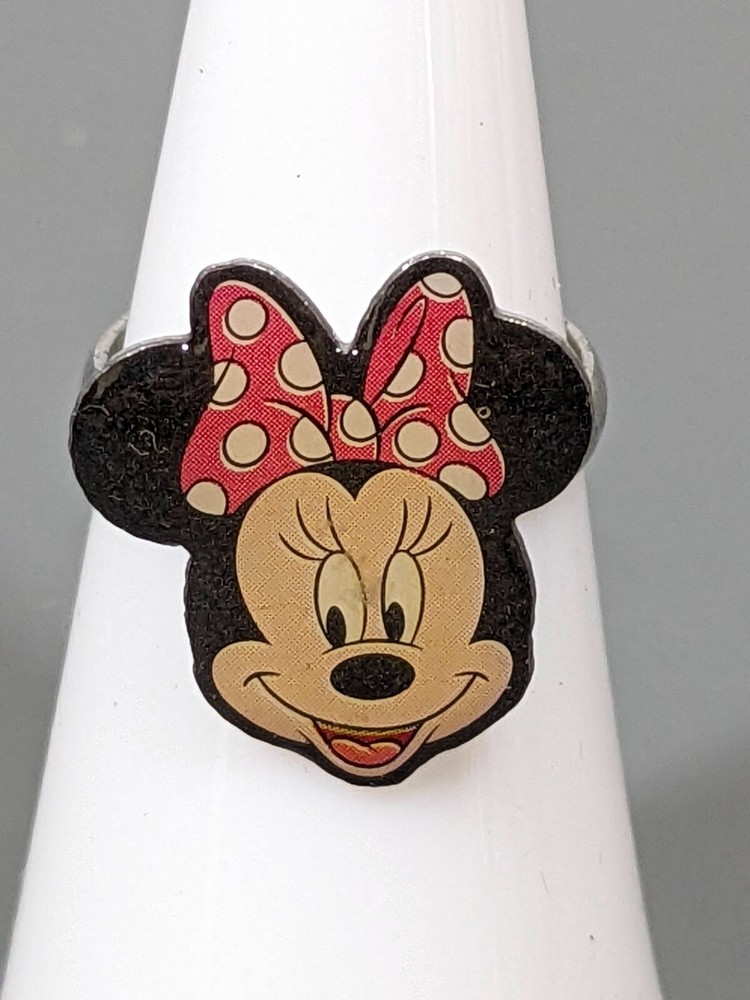 Vintage Disney Minnie Mouse Adjustable Band Ring Size 6
