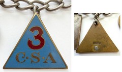 VTG 1940 Yosemite Winter Club Ski Charm Bracelet Sterling Silver Sugar Bowl CSA