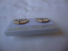VINTAGE SAMUEL HUANG DESIGNER CLOISONNE RETRO ABSTRACT PURPLE ENAMEL EARRINGS