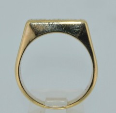 Vintage 14K 0.8 CTW Oval Cut Diamond Ring