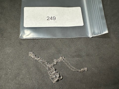 1.00g Vintage Sterling Silver 925 Cable Chain Necklace Adjustable 17.5 in