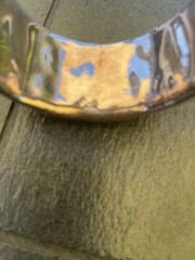Vintage authentic mid-century sterling 925, 5 ribbed bracelet