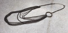 Vintage chain metal necklace