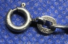 K02 KC 1960s Vintage 925 Sterling Silver Bracelet 8” 20cm Anklet Balls & Rings