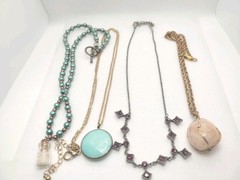Natural Stone Pearl Imitation Chain Charm Pedants.