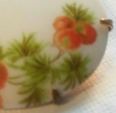Vintage Jewelry 45mm Ceramic Flower Brooch 02-01-2022