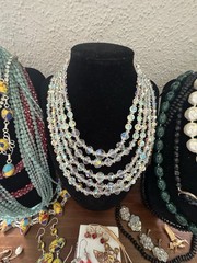 Vtg To Now Rhinestone Costume Jewelry Lot Hollycraft Mosaic Goldette 100+ Pcs
